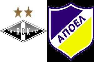 Rosenborg - APOEL ; tip: Rosenborg; odd: 1.72