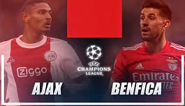 Watch Online: Ajax  - Benfica (Champions League) 15.03.2022 20:00 - Tuesday