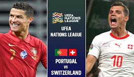 Watch Online: Portugal - Switzerland (UEFA Nations League) 05.06.2022 18:45 - Sunday