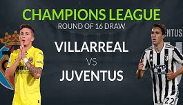 Watch Online: Villarreal - Juventus (Champions League) 22.02.2022 20:00 - Tuesday